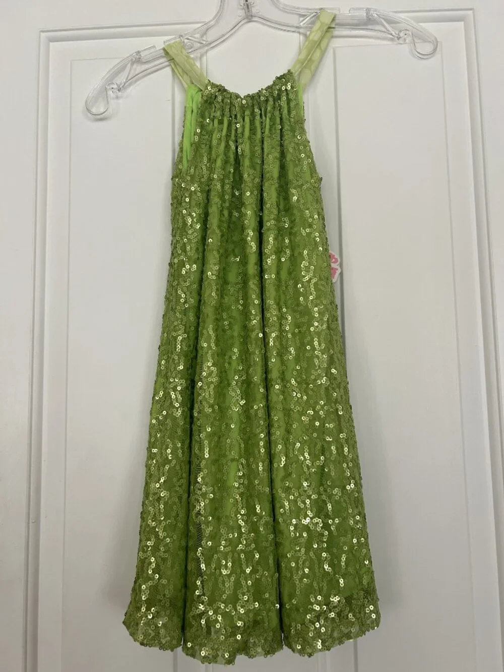 lipstick girls - Green Sequins Dress - Size 7 Girls - Brand New with Tags - Picture 8 of 12